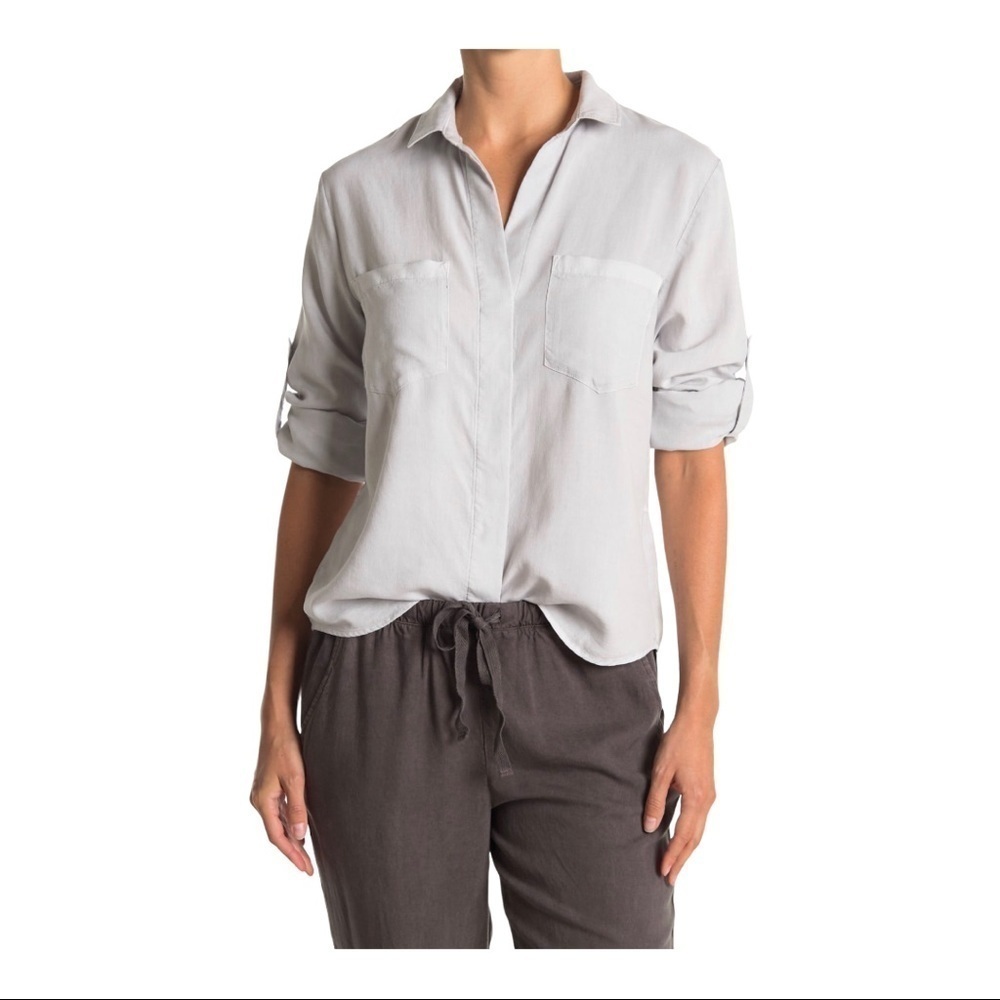 Cloth & Stone Button Down Blouse Size L
